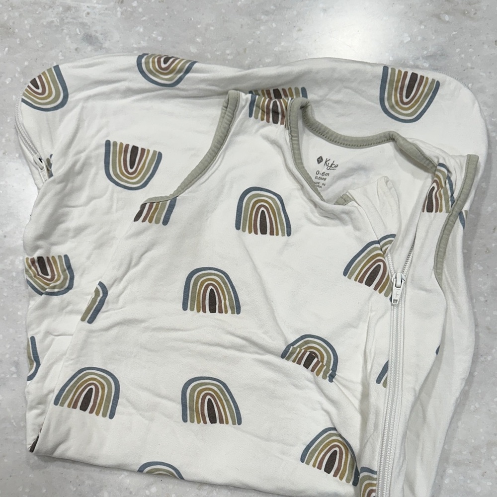 Kyte BABY Sleep Sack - Aloe Rainbow